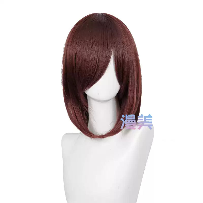 Manmei 40cm Medium Length Universal Cosplay Wig with Inward Curved Ends