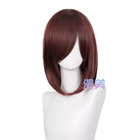 Manmei 40cm Medium Length Universal Cosplay Wig with Inward Curved Ends