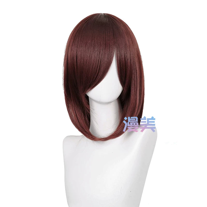 Manmei 40cm Medium Length Universal Cosplay Wig with Inward Curved Ends