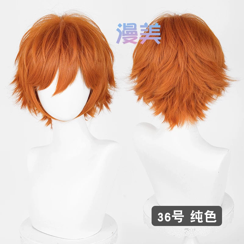 Manmei Upgraded 32cm Outward Flipped Universal Cosplay Wig Colors 1 – 72