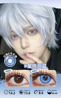 LENSPOP Blue Collection 1-Day Anime Cosplay Contact Lenses