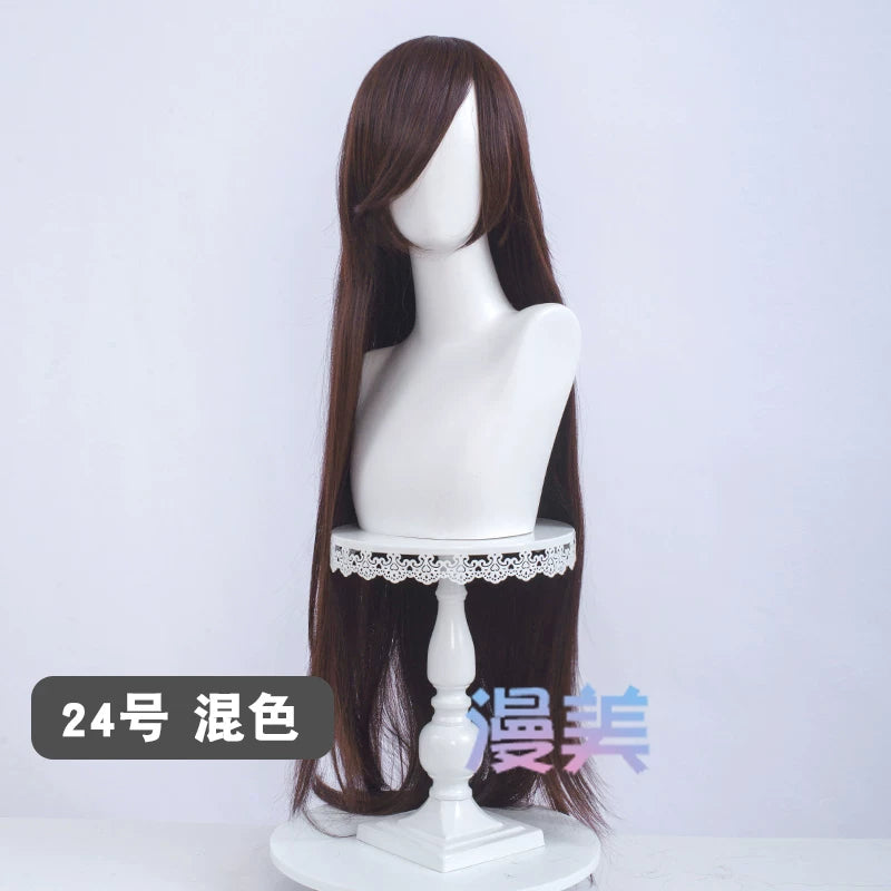 Manmei 100cm Long Straight Cosplay Wig for Anime, Costume & Character Styling