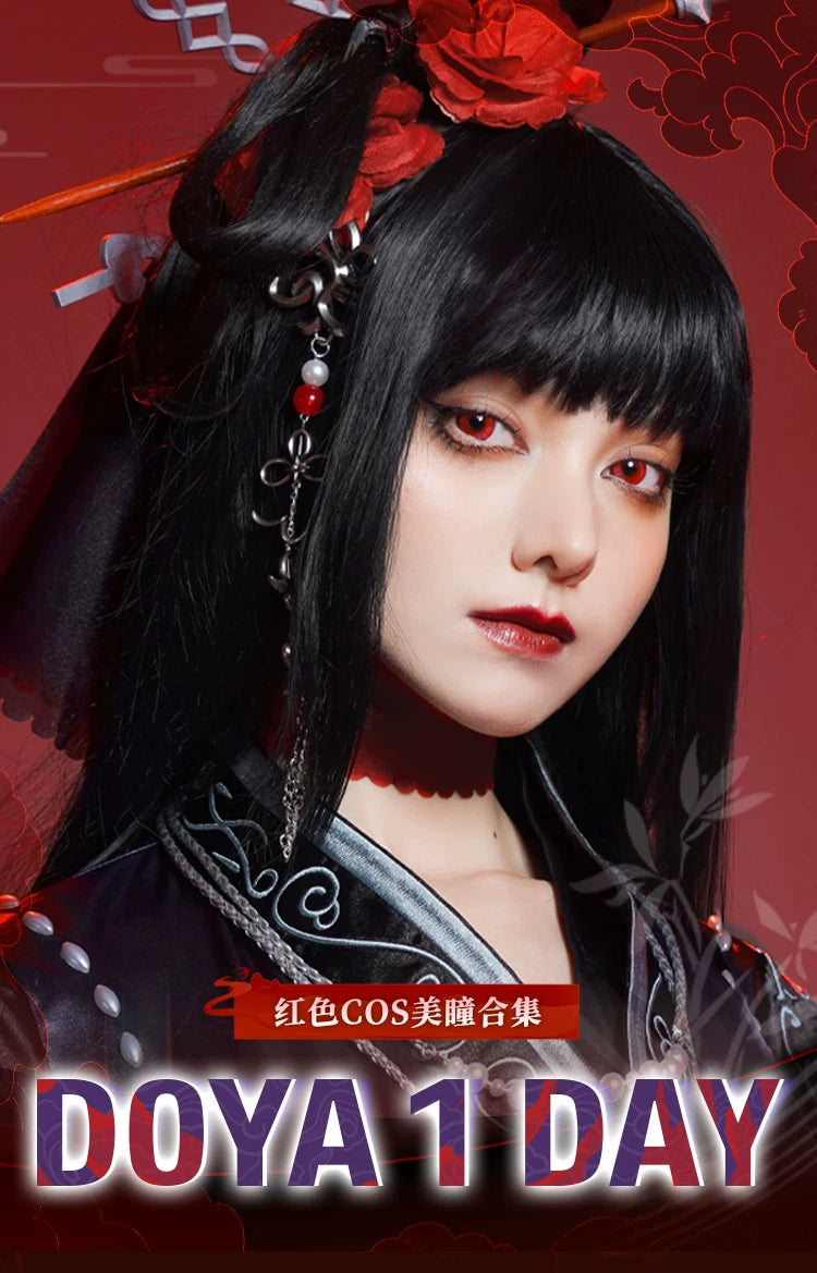 DOYA Red Cosplay Contact Lenses (1 Day to 1 Month)