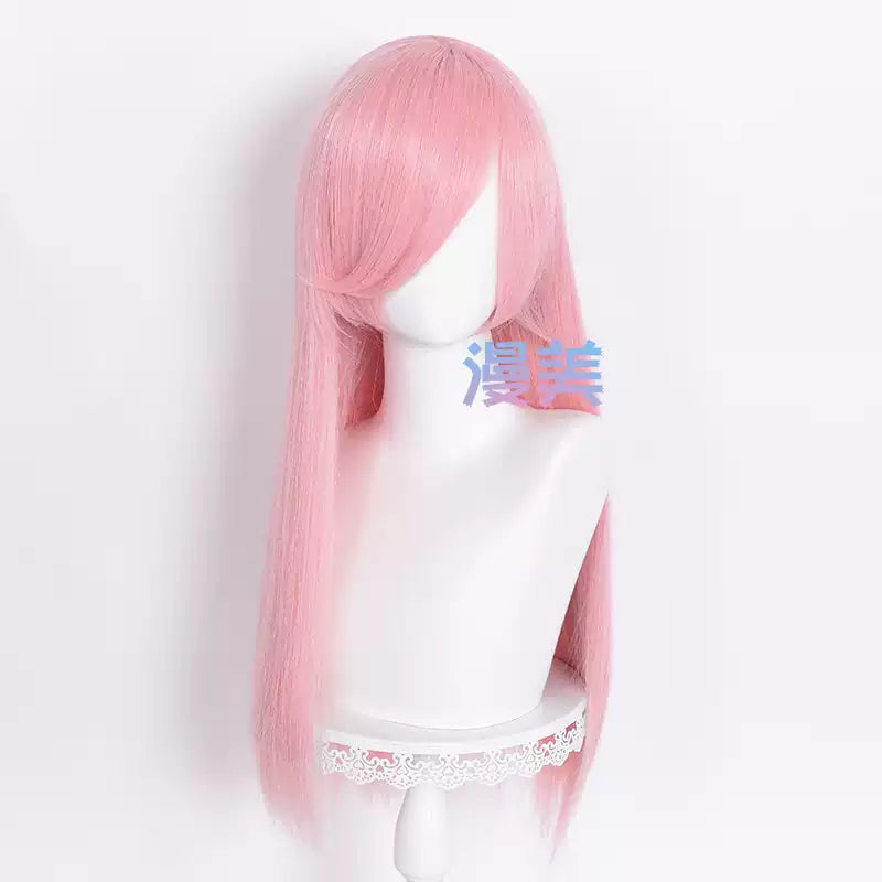 Manmei 60cm Long Straight Universal Cosplay Wig with Long Bangs