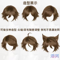 Manmei Upgraded 32cm Outward-Flipped Universal Cosplay Wig Colors 73 – 168