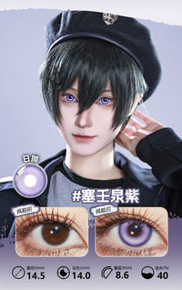 LENSPOP Purple Collection 1-Day Anime Cosplay Contact Lenses