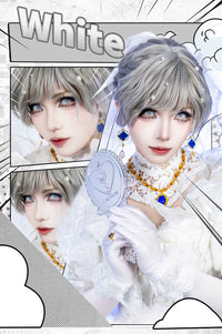 LENSPOP Full Coverage 1-Year White Blue Purple Cosplay Contact Lenses – Hinata, Shinobu & Geisha