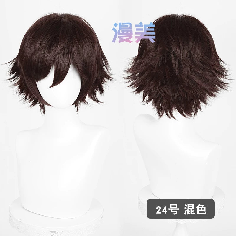 Manmei Upgraded 32cm Outward Flipped Universal Cosplay Wig Colors 1 – 72