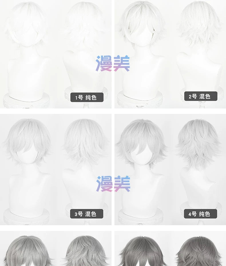 Manmei Upgraded 32cm Outward Flipped Universal Cosplay Wig Colors 1 – 72