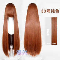Manmei 600g Upgraded Thickened 100cm Long Straight Universal Cosplay Wig – 168 Colors