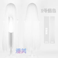 Manmei 600g Upgraded Thickened 100cm Long Straight Universal Cosplay Wig – 168 Colors