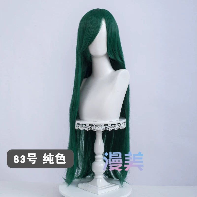 Manmei 100cm Long Straight Cosplay Wig for Anime, Costume & Character Styling