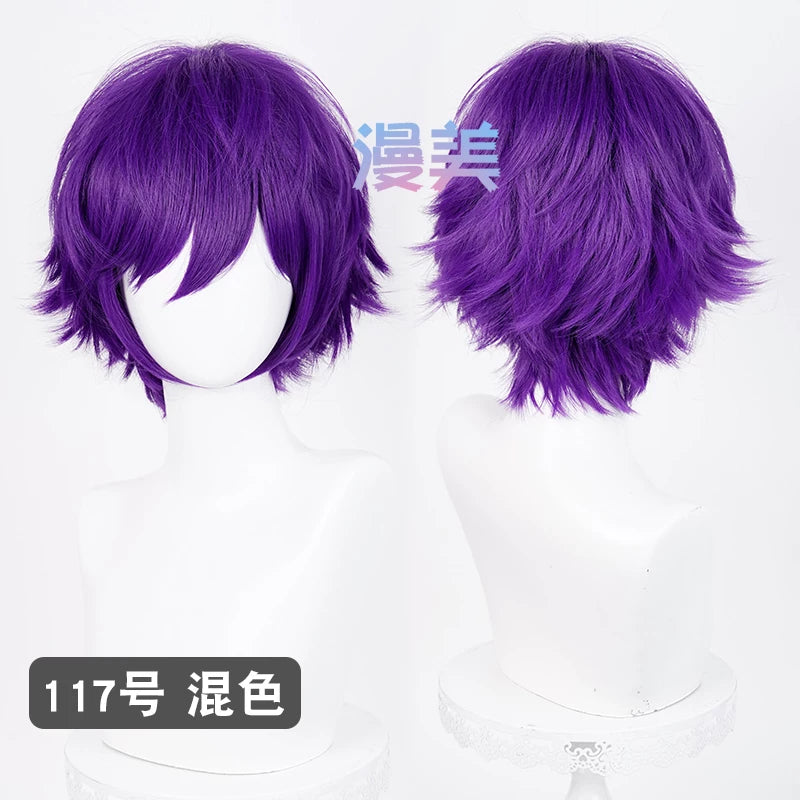 Manmei Upgraded 32cm Outward-Flipped Universal Cosplay Wig Colors 73 – 168