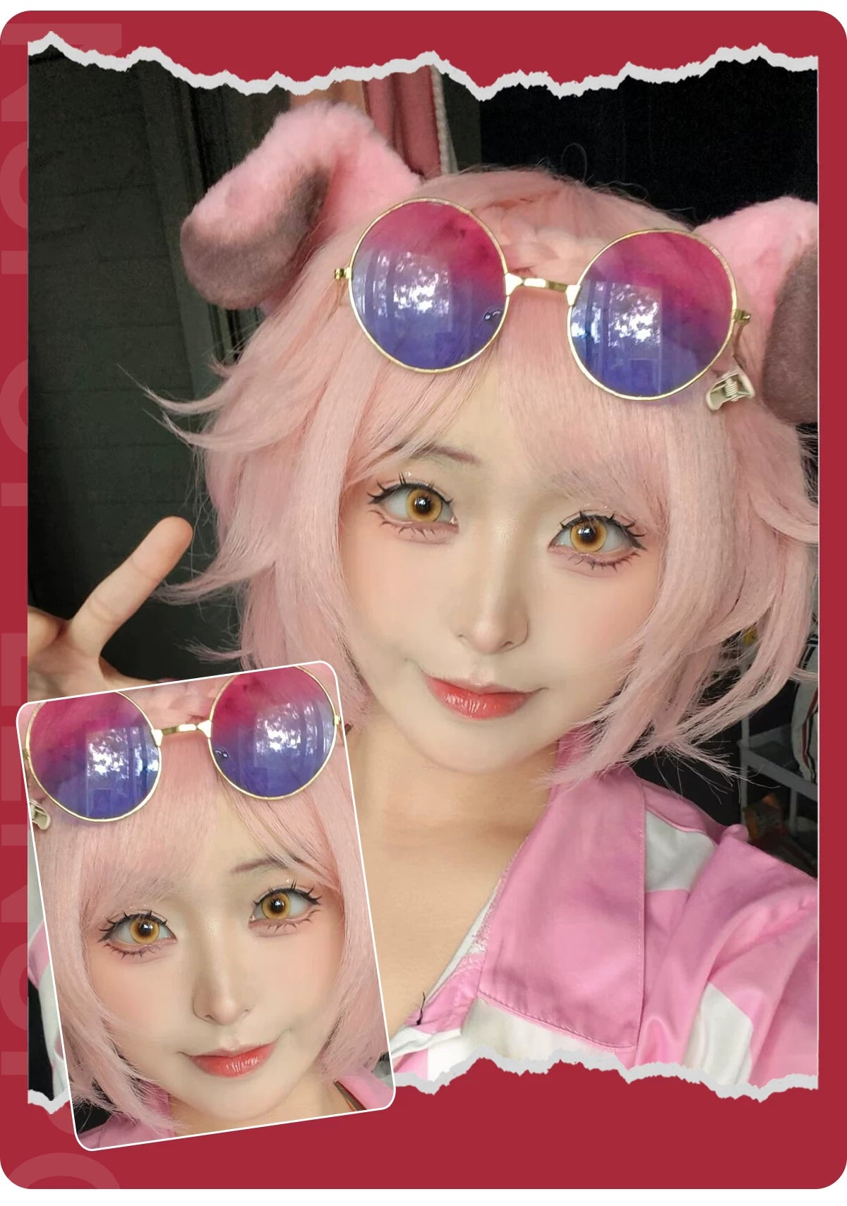 LENSPOP Firefly 6-Month Cosplay Contact Lenses – Forest Blue Green Purple Sandwich Series