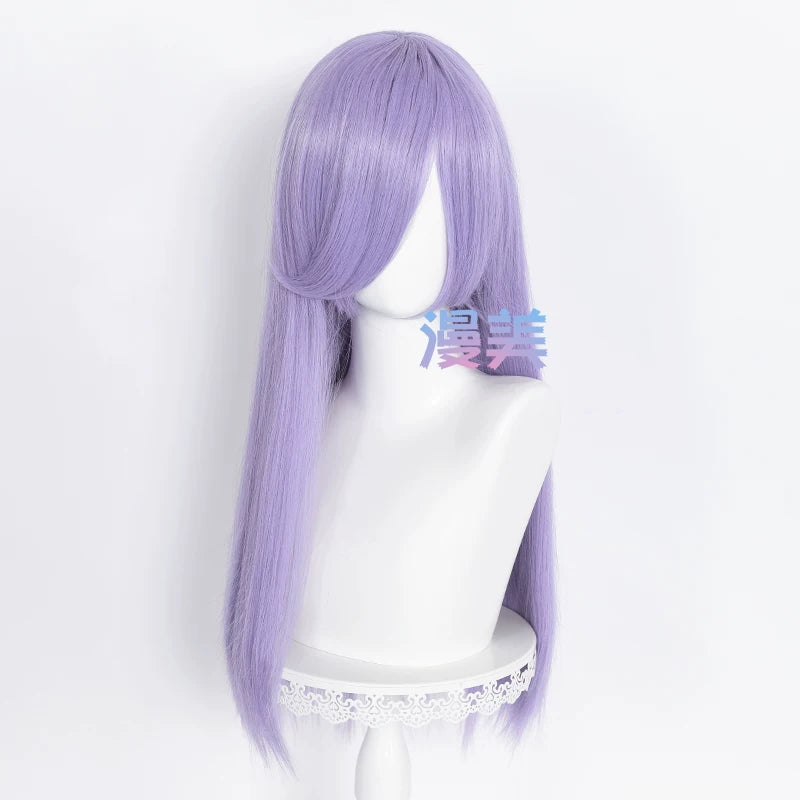 Manmei 60cm Long Straight Universal Cosplay Wig with Long Bangs