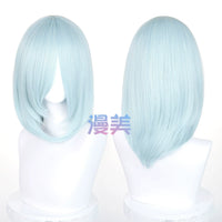 Manmei 40cm Medium Length Universal Cosplay Wig with Inward Curved Ends