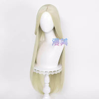 Manmei 100cm Middle Part Long Straight Universal Cosplay Wig with Silicone Scalp Top