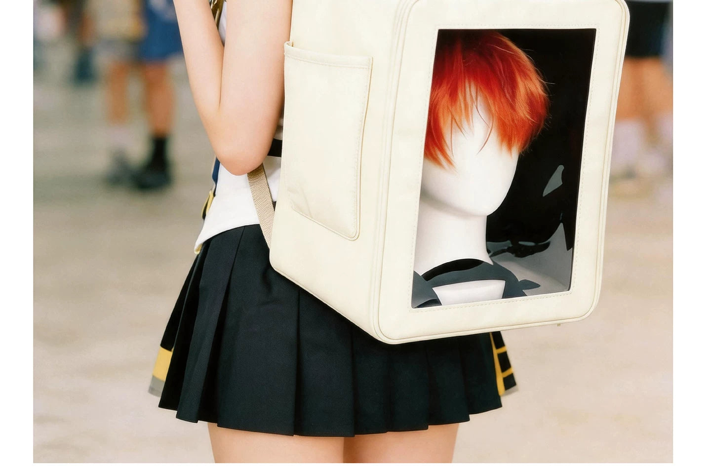 Portable Cosplay Wig & Mannequin Head Display Case