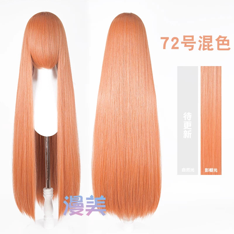 Manmei 600g Upgraded Thickened 100cm Long Straight Universal Cosplay Wig – 168 Colors