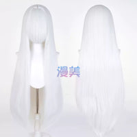 Manmei 100cm Middle Part Long Straight Universal Cosplay Wig with Large Scalp Top