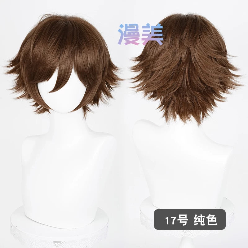 Manmei Upgraded 32cm Outward Flipped Universal Cosplay Wig Colors 1 – 72