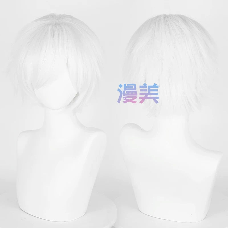 Manmei 30cm Teased Outward Flipped Short Universal Cosplay Wig