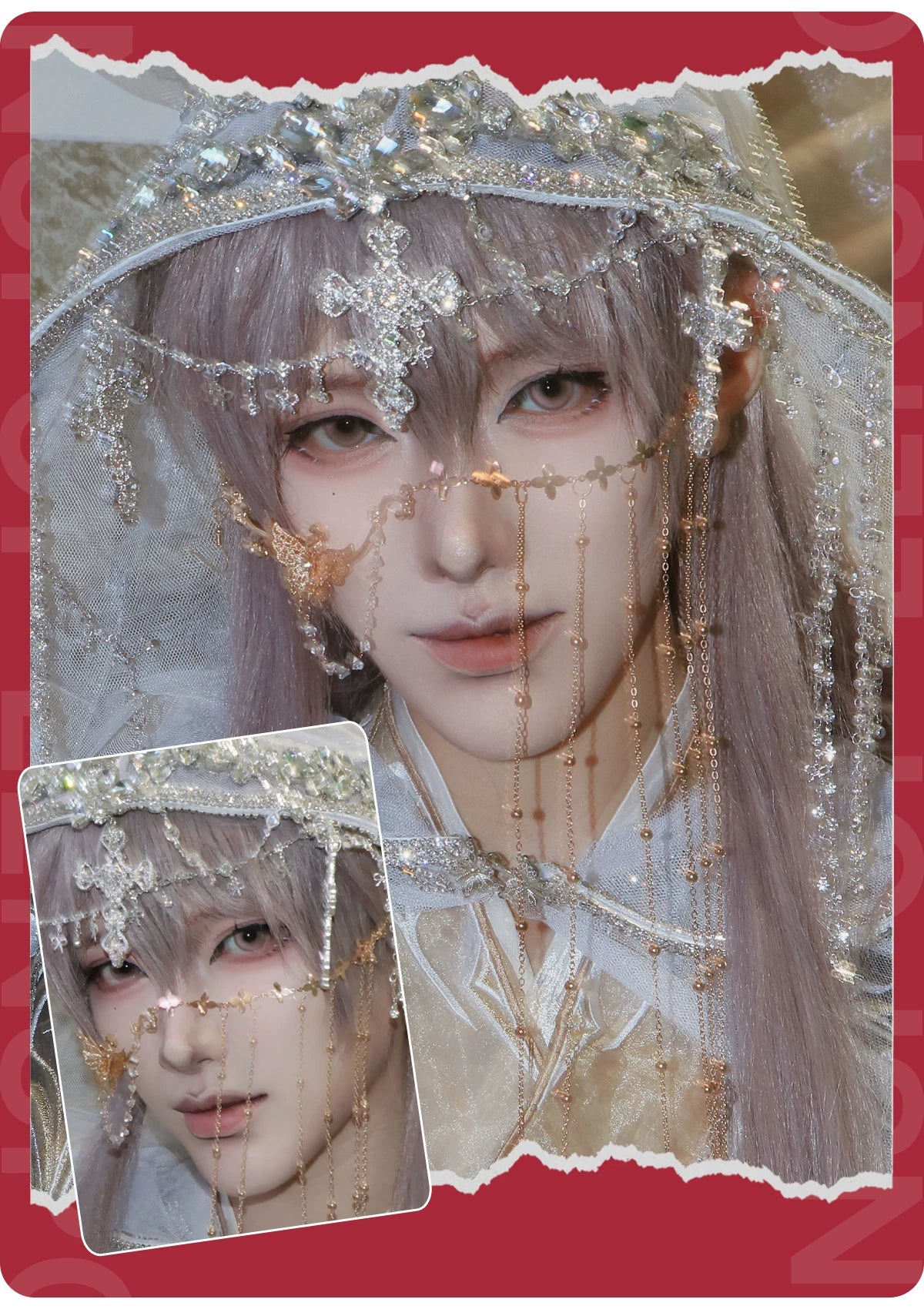 LENSPOP Yuan Ji 6-Month Cosplay Contact Lenses – Heart-Core Pearl Sandwich Series