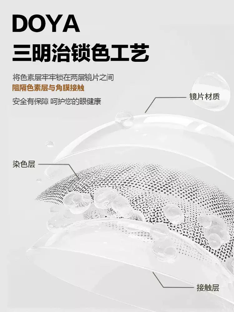 DOYA Electric Star Blue Fixed Axis Daily Disposable Cosplay Contact Lenses