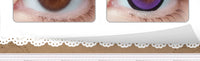 LENSPOP × Liya Fable Ribbon 14.5mm 6-Month Large Diameter Contact Lenses – Pink, Blue & Brown