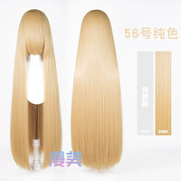 Manmei 600g Upgraded Thickened 100cm Long Straight Universal Cosplay Wig – 168 Colors