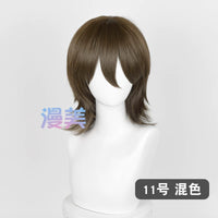 Manmei 37cm Outward Flipped Wolf Cut Universal Cosplay Wig