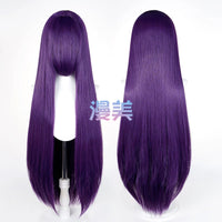 Manmei 100cm Middle Part Long Straight Universal Cosplay Wig with Large Scalp Top