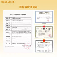 DGUGULENS Ma Shang 6-Month Deep Blue Gold Yellow Green Cosplay Contact Lenses – Rin