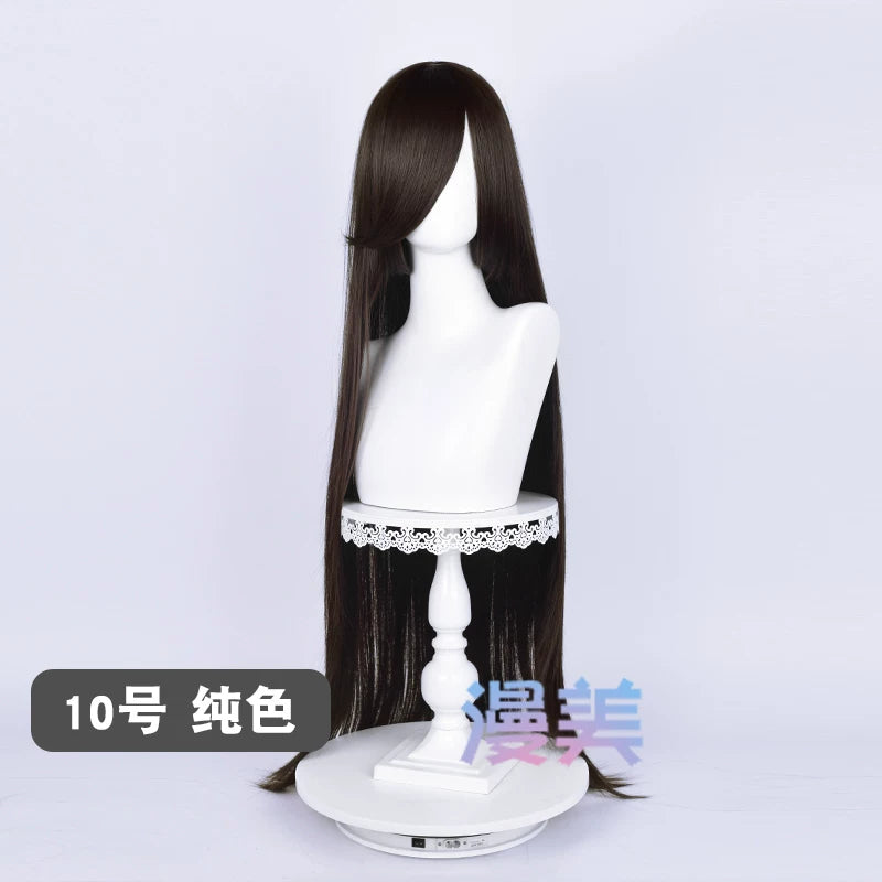 Manmei 100cm Long Straight Cosplay Wig for Anime, Costume & Character Styling