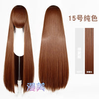 Manmei 600g Upgraded Thickened 100cm Long Straight Universal Cosplay Wig – 168 Colors
