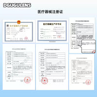 DGUGULENS Sea Island Bubble Blue 1-Day Honor of Kings Sun Quan Cosplay Contact Lenses