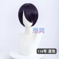 Manmei 30cm Face Framing Short Universal Cosplay Wig with Scalp Top