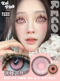 RECOLOOK 1-Year Koi Dream Fantasy Sea Butterfly 14.5mm Cosplay Contact Lenses