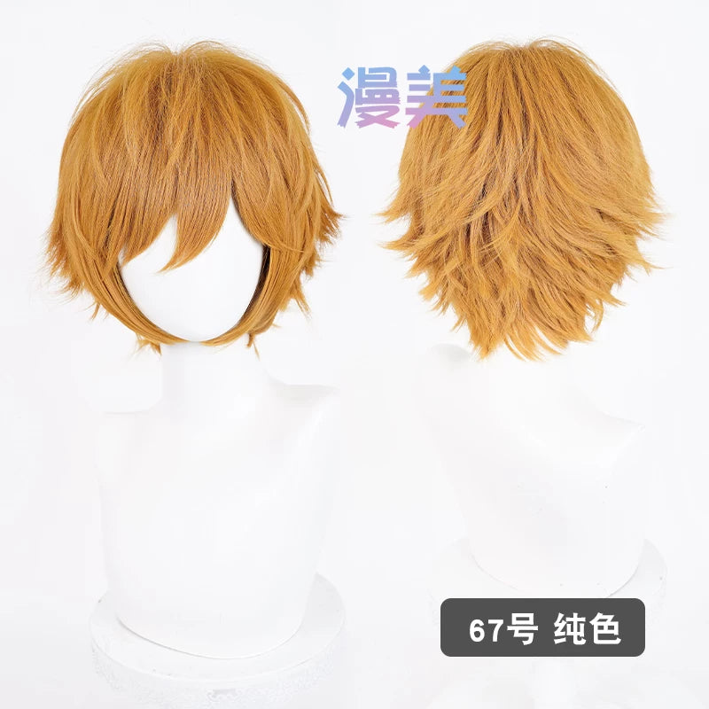 Manmei Upgraded 32cm Outward Flipped Universal Cosplay Wig Colors 1 – 72