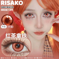CUPID x RISAKO Red Daily Disposable Cosplay Contact Lenses