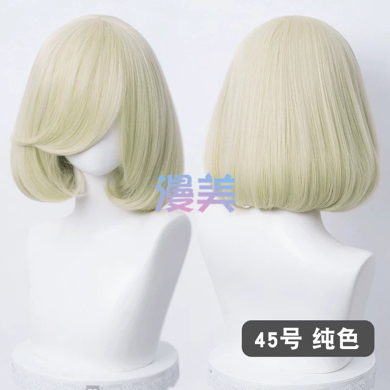 Manmei Bobo Bob Cut Inward Curled Short Universal Cosplay Wig