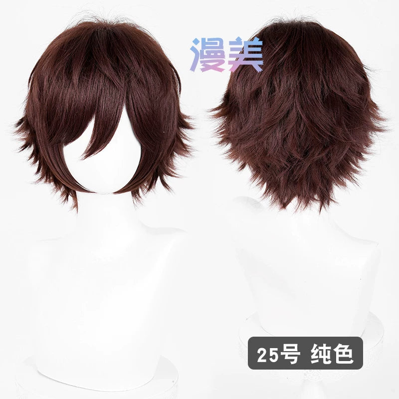 Manmei Upgraded 32cm Outward Flipped Universal Cosplay Wig Colors 1 – 72
