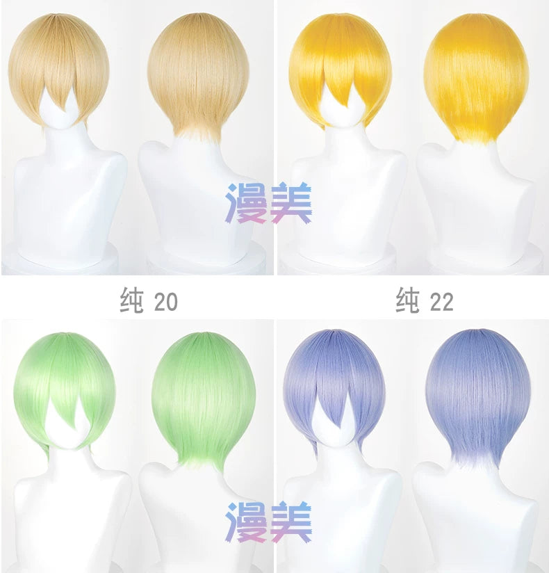 Manmei 30cm Volumized Crimped Universal Cosplay Wig