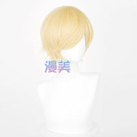 Manmei 30cm Thickened Layered Outward Flipped Short Cosplay Wig with Scalp Top