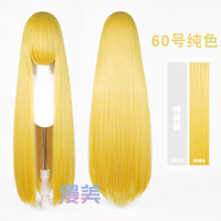 Manmei 600g Upgraded Thickened 100cm Long Straight Universal Cosplay Wig – 168 Colors