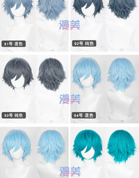 Manmei Upgraded 32cm Outward-Flipped Universal Cosplay Wig Colors 73 – 168