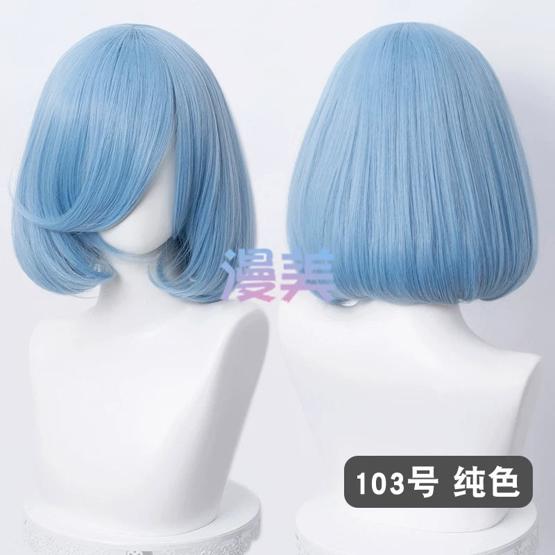 Manmei Bobo Bob Cut Inward Curled Short Universal Cosplay Wig