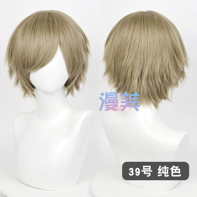 Manmei 30cm Teased Outward Flipped Short Universal Cosplay Wig