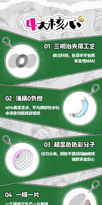 LENSPOP Dandadan Alien Tunnel 1-Day Anime Cosplay Contact Lenses