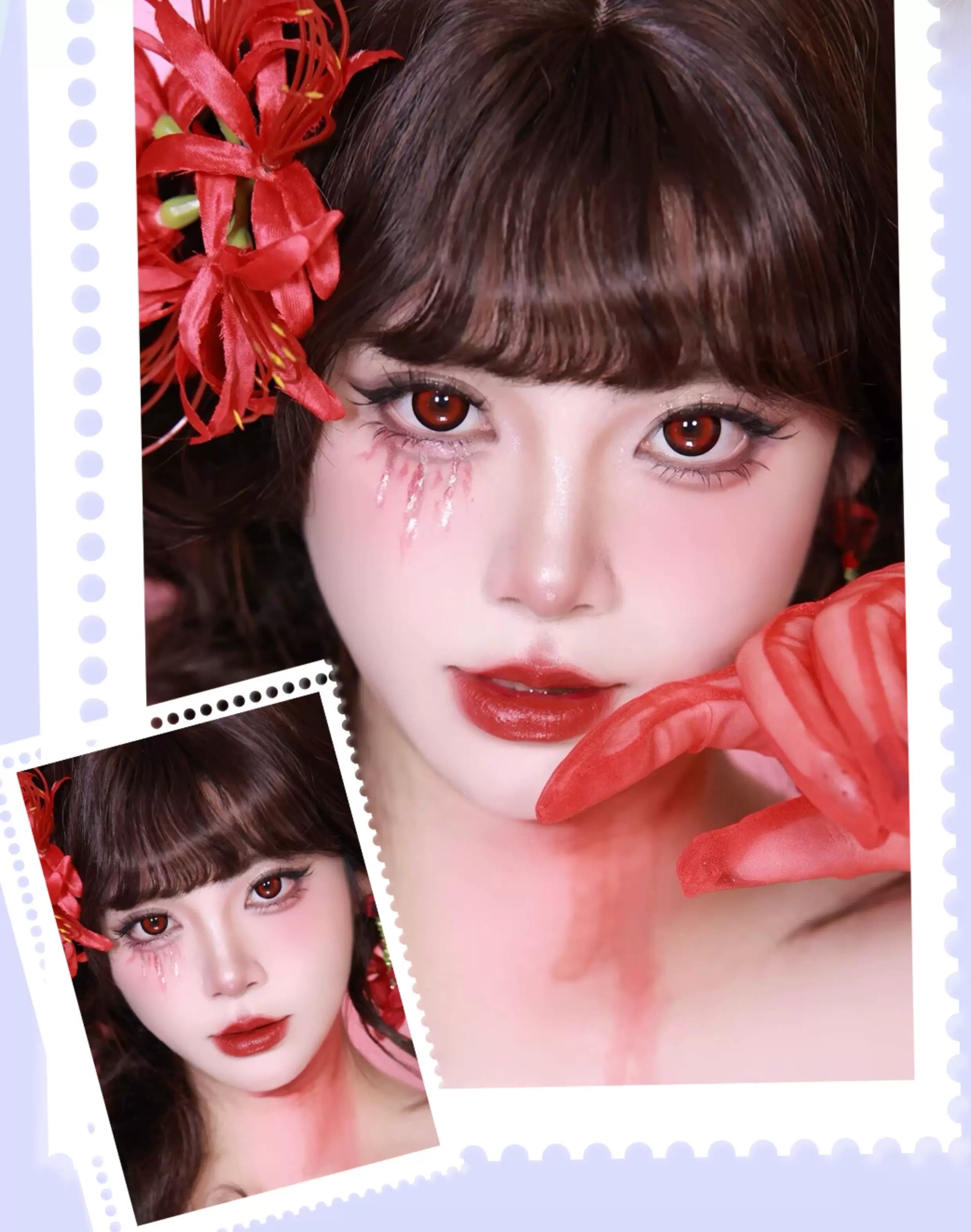 LENSPOP × Liya Dream in a Cage 14.5mm Large Diameter 1-Day Gothic Contact Lenses